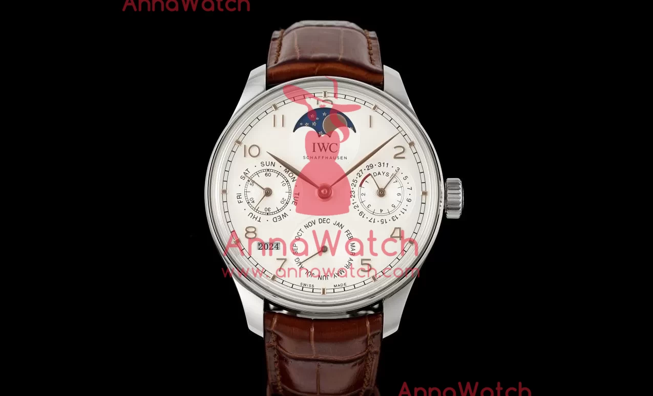 Portugieser Perpetual Calendar 5033 44mm SS/LE White/Num APSF A52610 - Image 4
