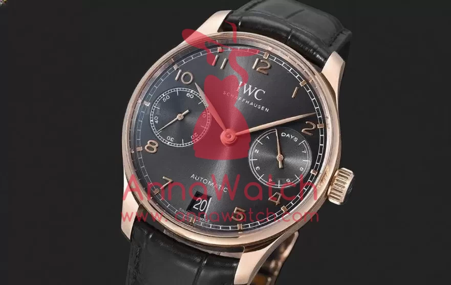 Portugieser 7 Days 42mm RG/LE Grey Dial ZF V5 A52010