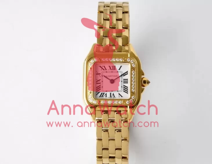 Panthere Secrete De Ladies 22mm Dia YG/YG White Dial BVF Quartz - Image 2
