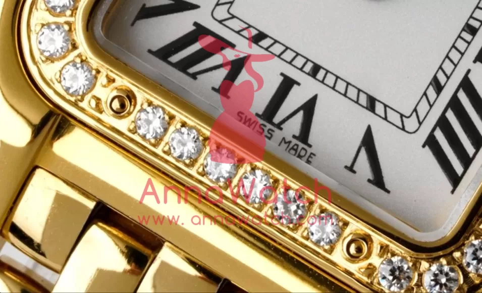 Panthere Secrete De Ladies 22mm Dia YG/YG White Dial BVF Quartz - Image 4