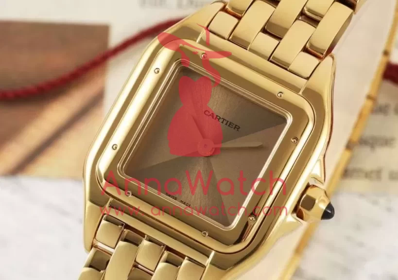 Panthere Secrete De Ladies 22mm YG/YG Gold Brown Dial AF Quartz