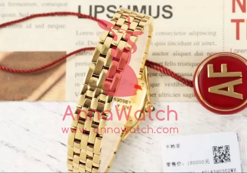 Panthere Secrete De Ladies 22mm YG/YG Gold Brown Dial AF Quartz - Image 9