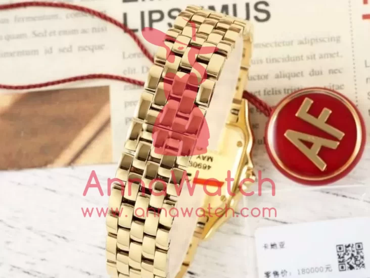 Panthere Secrete De Ladies 27mm Dia YG/YG Gold Brown Dial AF Quartz - Image 10